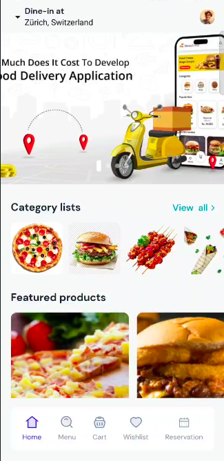 An image of the Dine Hub project.